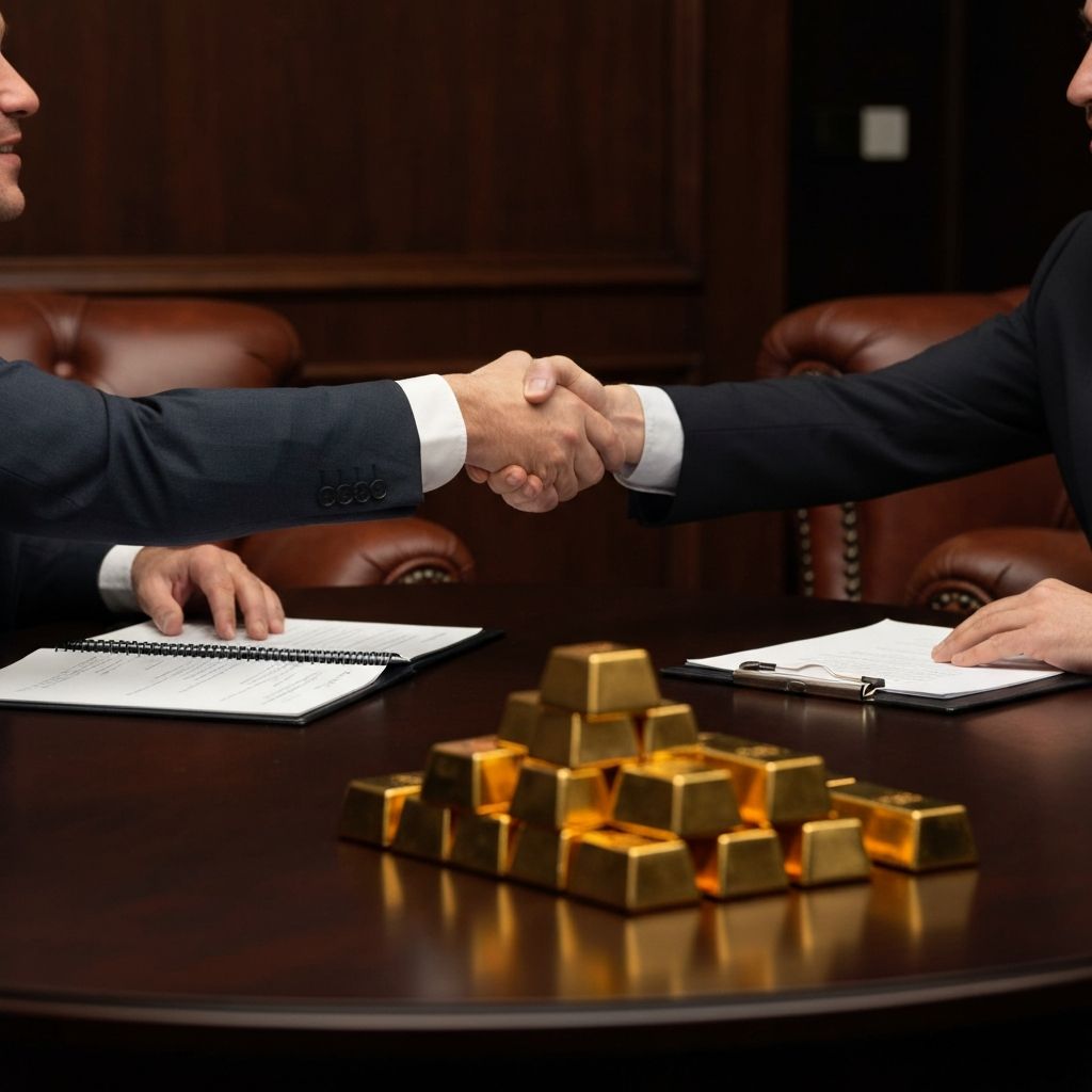 Business partnership and trust in gold trading